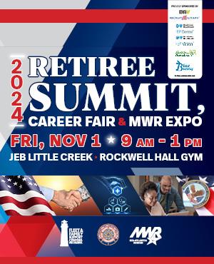 2024 in person retiree summit advertisment